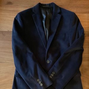 EUC Ralph Lauren boys blue velvet like blazer 12R